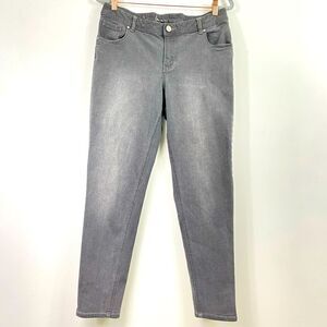 Lane Bryant | Skinny Genius Fit Size 14 jeans, gray / black wash / faded…